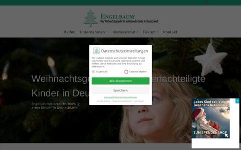 Engelbaum | Weihnachtsgeschenke für benachteiligte Kinder