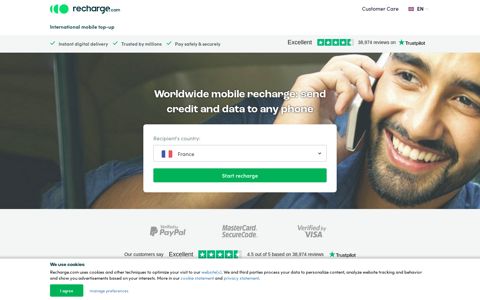 Recharge.com - Instant & secure phone credit worldwide