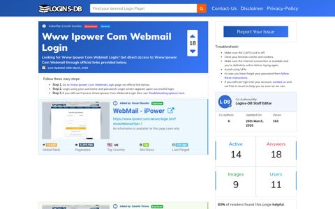Www Ipower Com Webmail Login - Logins-DB