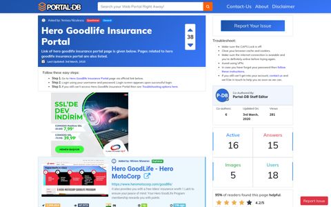 Hero Goodlife Insurance Portal