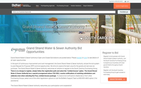 Grand Strand Water & Sewer Authority - Bid Opportunities and ...
