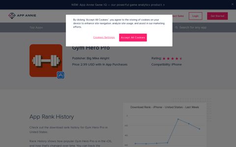 Gym Hero Pro App Ranking and Store Data | App Annie