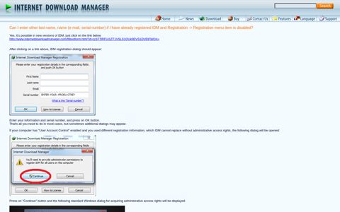 Internet Download Manager registration