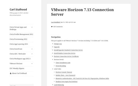 VMware Horizon 7.13 Connection Server – Carl Stalhood