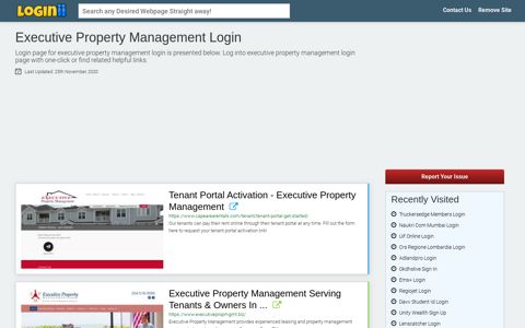 Executive Property Management Login - Loginii.com