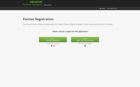 Partner Registration - Groupon Affiliates