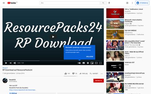 RP Download auf ResourcePacks24 - YouTube
