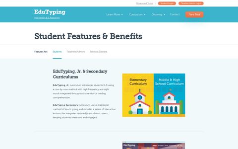 Student Features - EduTyping.com