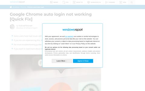 Google Chrome auto login not working [Quick Fix]