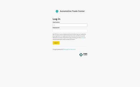 Automotive Trade Center: Log in