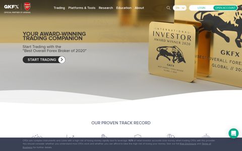 GKFX: Trade Forex & Stocks, Indices, Metals and Oil CFDs