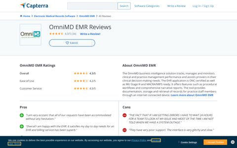 OmniMD EMR Reviews 2020 - Capterra