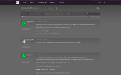 Gog downloader not accepting my Login, page 1 - Forum ...
