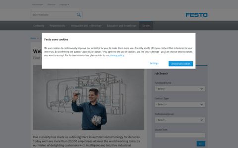 Vacancies and applications to Festo | Festo Corporate
