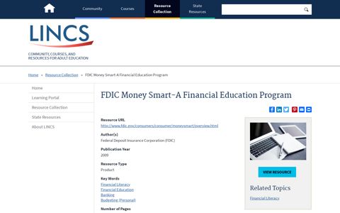 FDIC Money Smart-A Financial Education Program | Adult ...