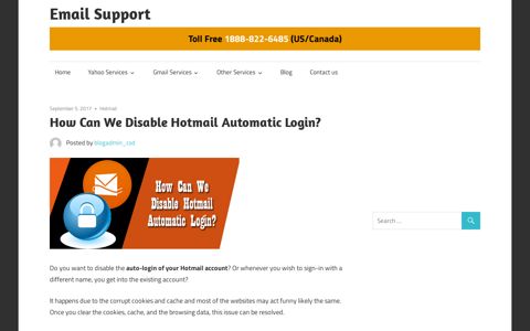 How To Disable Hotmail Automatic Login with Different Browser