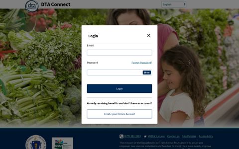 Login - DTA Connect - Massachusetts Department of ...