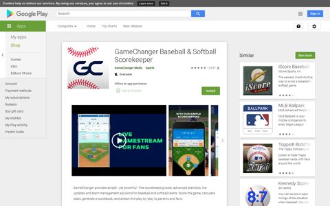 GameChanger Baseball & Softball Scorekeeper - Apps on ...