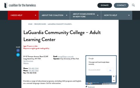 LaGuardia Community College - Adult Learning Center ...