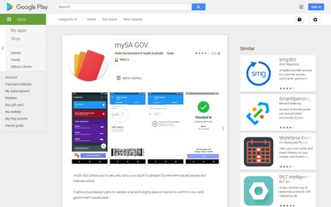 mySA GOV – Apps on Google Play