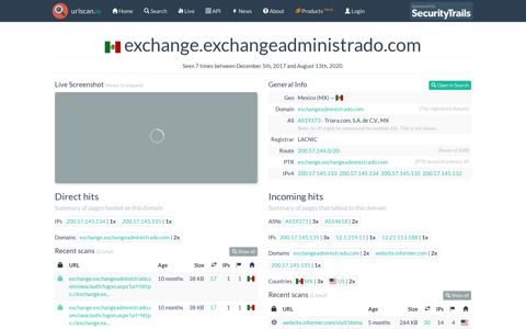 exchange.exchangeadministrado.com - urlscan.io