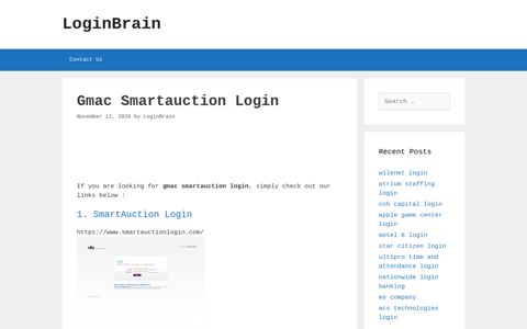 Gmac Smartauction Smartauction Login - LoginBrain