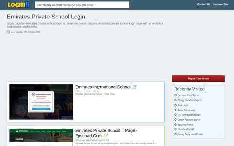 Emirates Private School Login - Loginii.com