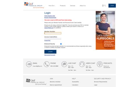 G&F Financial Group - Online Banking