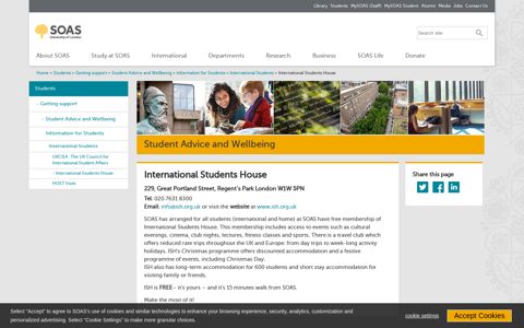 International Students House - SOAS University of London