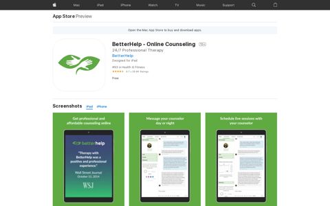 ‎BetterHelp - Online Counseling on the App Store