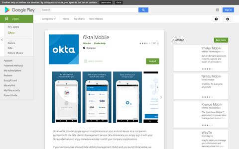 Okta Mobile - Apps on Google Play
