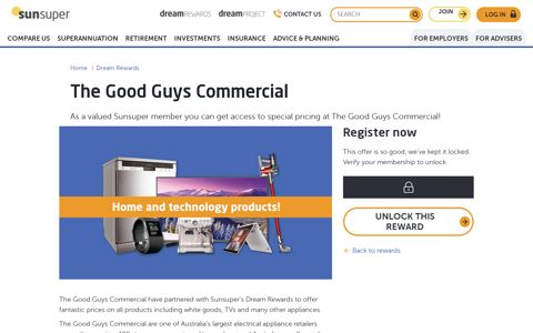 The Good Guys Commercial - Sunsuper