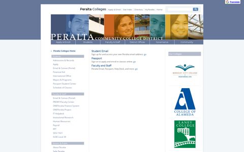 MyPeralta | Peralta Colleges Peralta Colleges