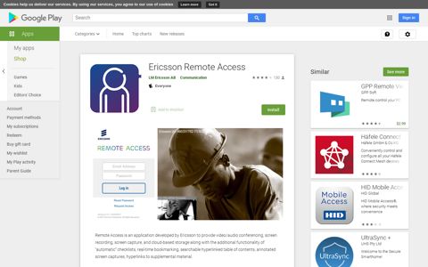 Ericsson Remote Access - Apps on Google Play