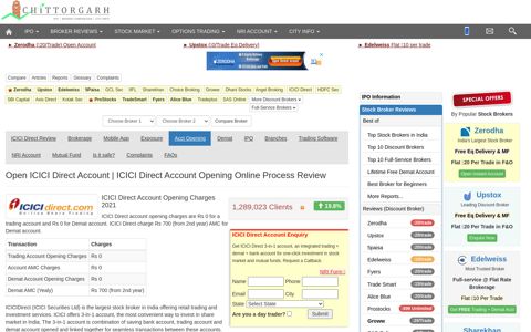 ICICI Direct Account Open Online - Process, Forms and Fees