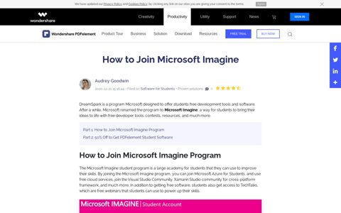 How to Join Microsoft Imagine and Get Free Software