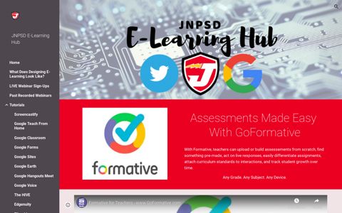 JNPSD E-Learning Hub - GoFormative - Google Sites