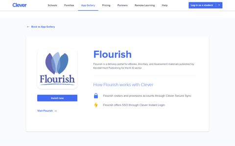 Flourish - Clever application gallery | Clever