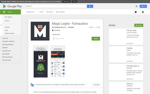 Magic Leghe - Fantacalcio - Apps on Google Play