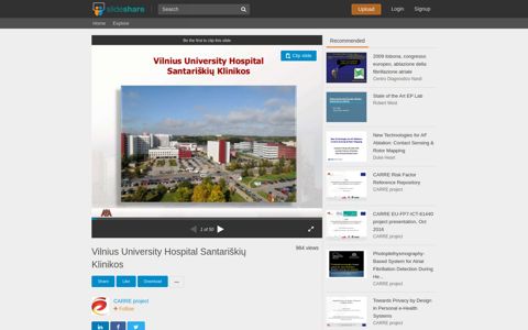 Vilnius University Hospital Santariškių Klinikos - SlideShare