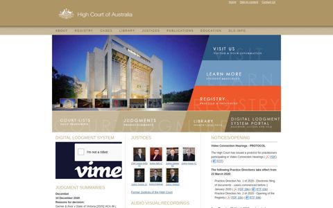 Login - High Court of Australia