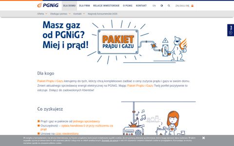 Gaz i energia | Pakiet Prądu i Gazu - Portal ... - PGNIG