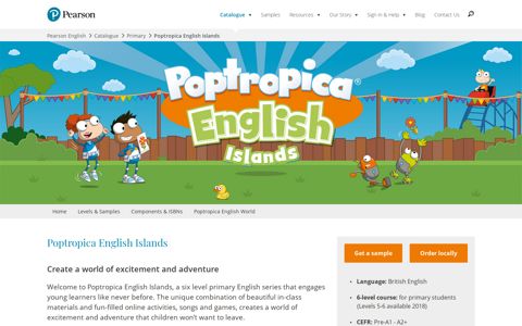 Poptropica English Islands | Primary | Catalogue | Pearson ...