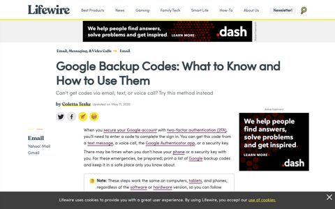 Google Backup Codes: What to Know and How to Use Them