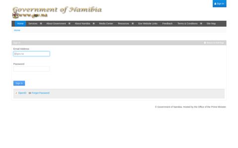 Welcome - GRN Portal - Government of Namibia