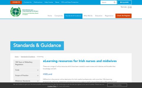 eLearning resources for Irish nurses and midwives: NMBI - NMBI