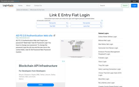 Link E Entry Fiat Login - LoginFacts