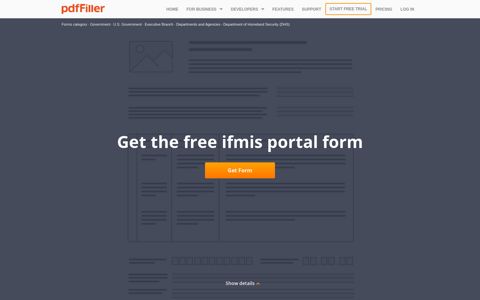 Ifmis Portal - Fill Online, Printable, Fillable, Blank | pdfFiller