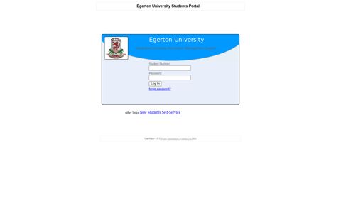 Uni-Plus - Egerton University - Students Portal