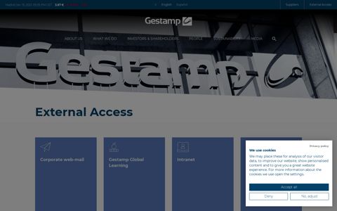 External Access - Gestamp